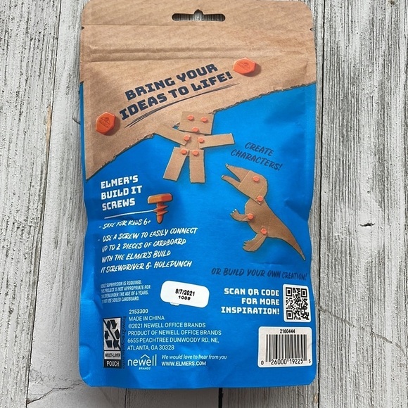 NEW! Elmer’s Build It Tools 50 Count Screws • Multiple Available - Picture 2 of 6